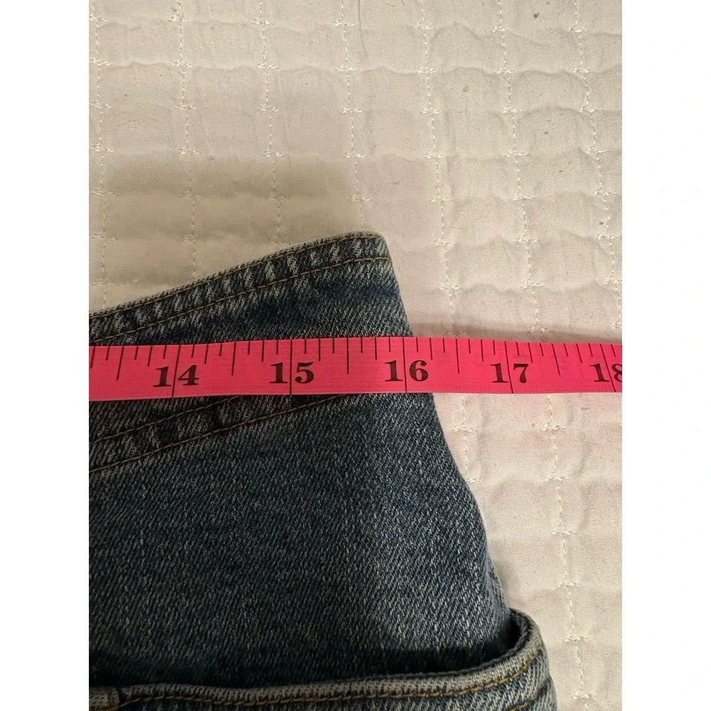 Jones Of New York, Jones Sport Denim Mini Skirt‎ With Frayed Hem,8, Stretch